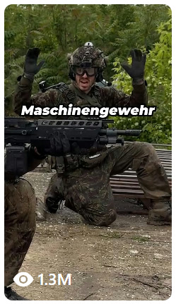 Maschinengewehr Facebook video thumbnail, 1.3M views